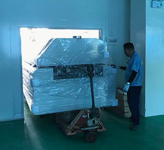 南昌西湖區大件設備吊裝現場 南昌西湖區大件設備吊裝現場